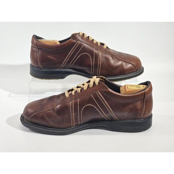 ALLEN EDMONDS Jack Nicklaus Signature Golf Cleats Shoes Brown Men's Size 10.5 - Picture 2 of 11
